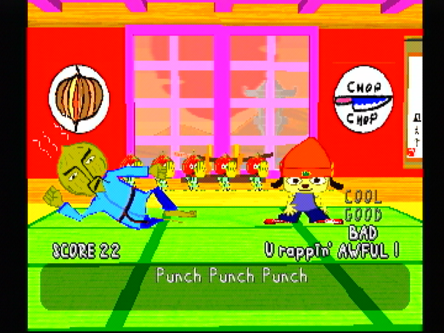 PaRappa the Rapper screenshot 3 for PSP